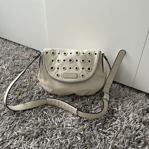 MARC BY MARC JACOBS Q Perforated Natasha Crossbody Bag Off White *RARE*❤️